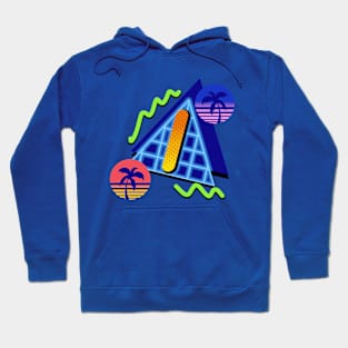 Initial Letter I - 80s Synth Hoodie